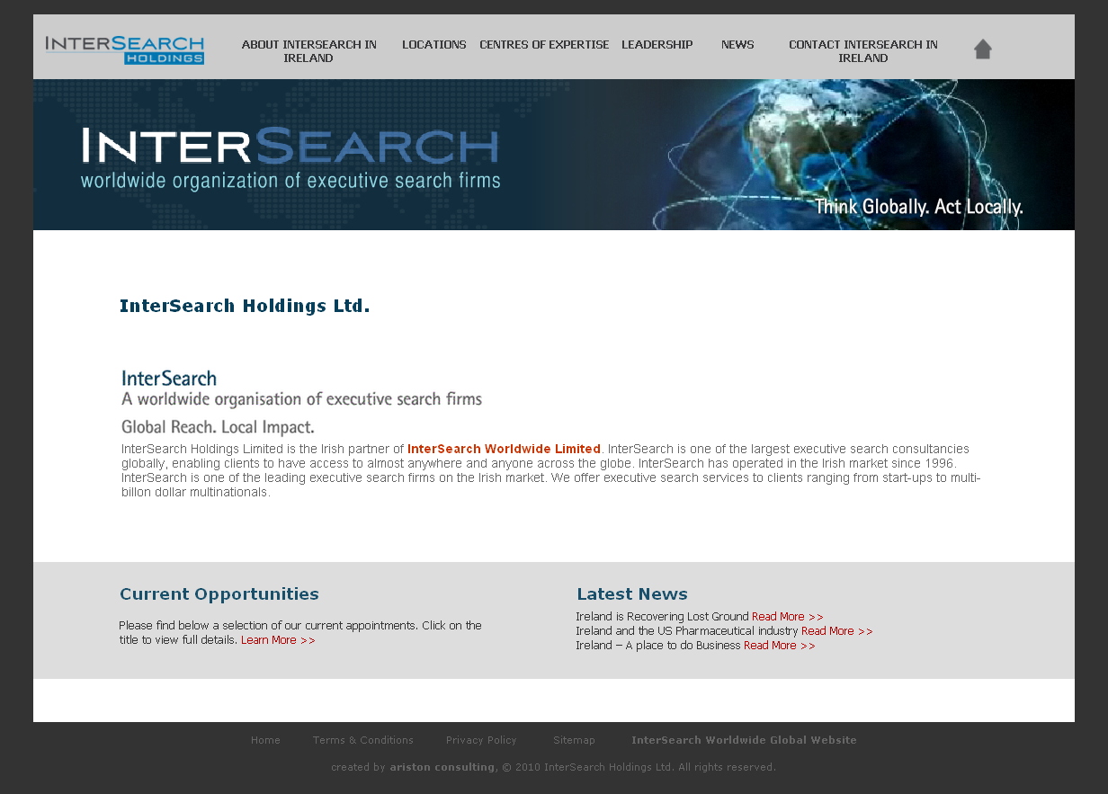 InterSearch Holdings Ltd. in Ireland InterSearch Holdings Ltd. in Ireland